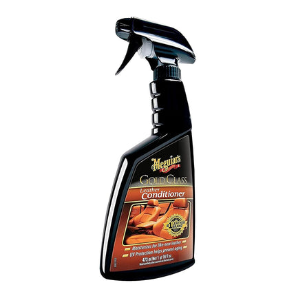 Meguiar's Gold Class Leather Conditioner, 473 ml | Nourishes and Protects Car Leather | Restores Softness and Flexibility | Prevents Cracking and Fading