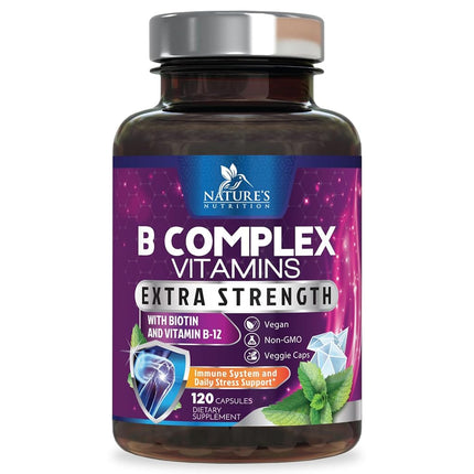 Vitamin B Complex - All B Vitamins Including B12, 
