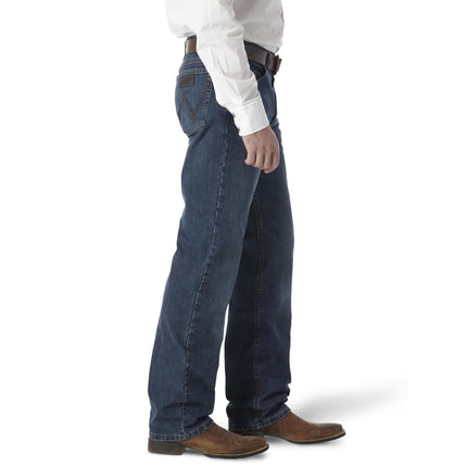 Wrangler Mens 20X Competition Active Flex Relaxed Fit Jeans, River Wash, 38W x 32L