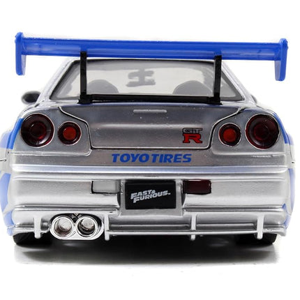 Jada 1:24 2F2F Brian's Nissan Skyline GT-R (R35) - JA97158