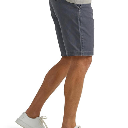 Wrangler Authentics Men's Authentics Flat Front Short Casual, Pewter, 46W x 7L Big