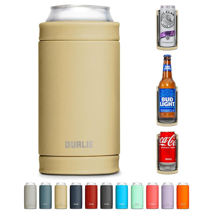 DUALIE 3 in 1 Insulated Can Cooler - Universal Siz