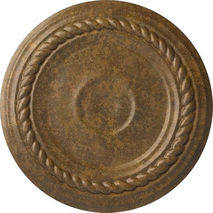 Ekena Millwork CM07ALRZS 7-7/8 x 3/4 Small Alexandria Ceiling Medallion, Rubbed Bronze