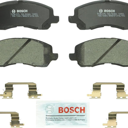 Bosch BC721 QuietCast Premium Ceramic Disc Brake Pad Set For Subaru: 1998-2002 Forester, 1998-2002 Impreza, 1997-2001 Legacy, 2000-2001 Outback; Front