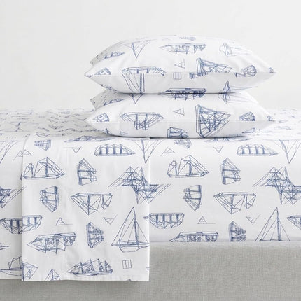 Nautica - Twin XL Sheets, Cotton Percale Bedding S
