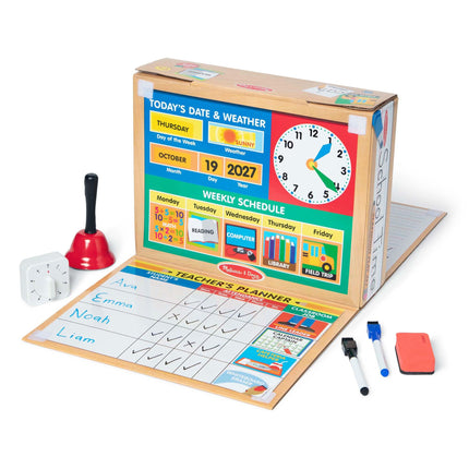 Melissa & Doug School Time! Classroom Play Set Gam