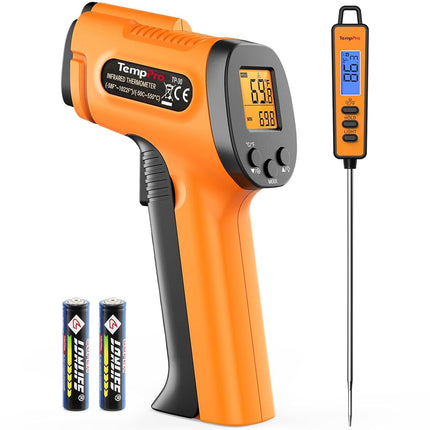 TempPro Infrared Thermometer -58°F~1022°F, Heat Te