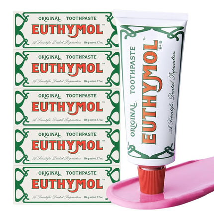 EUTHYMOL Original Toothpaste (3.7fl oz, Pack of 5)