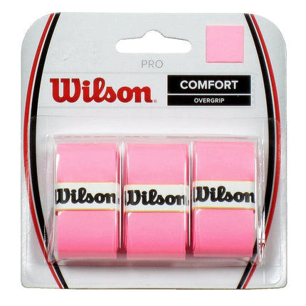 Wilson Pro Overgrip - 3 Grips, Color- Pink by Wilson