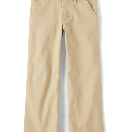 The Children's Place Pantalon Chino Ample Fille Uniforme, Sable, 8