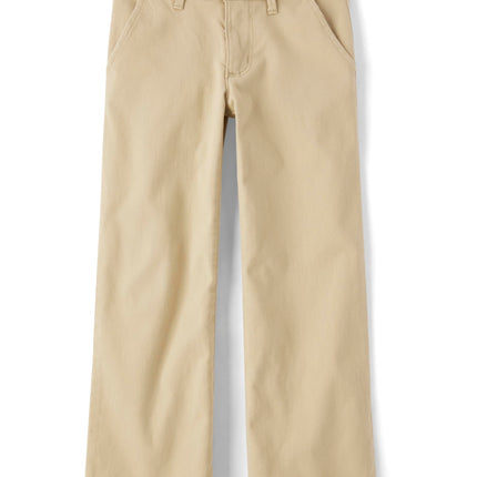 The Children's Place Girls' Uniform Wide Leg Chino