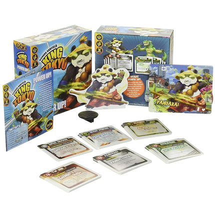 IELLO: King of Tokyo Power Up, New Edition, Set of Evolution Cards to Power up Your Monsters Included, 30 Minute Play Time, 2 to 6 Players, Ages 10 and Up