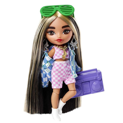 Barbie Extra Minis Doll #2 (5.5 in) Wearing Checke