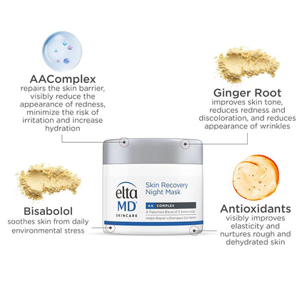 Skin Recovery Night Mask by EltaMD for Women - 1.7 oz Mask