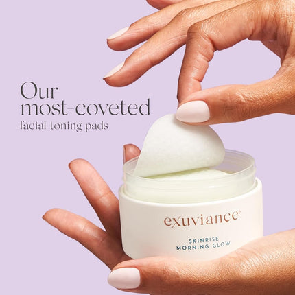 Tampons exfoliants doux éclat du matin SkinRise Exuviance