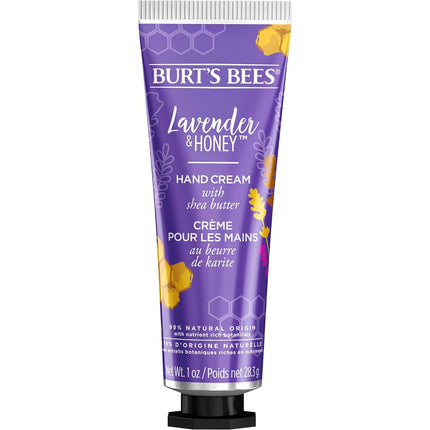 Burt's Bees Lavender and Hand Cream, Honey, 30 millilitre
