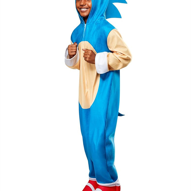 Rubies 641276M Sonic The Hedgehog Jumpsuit Kids Co