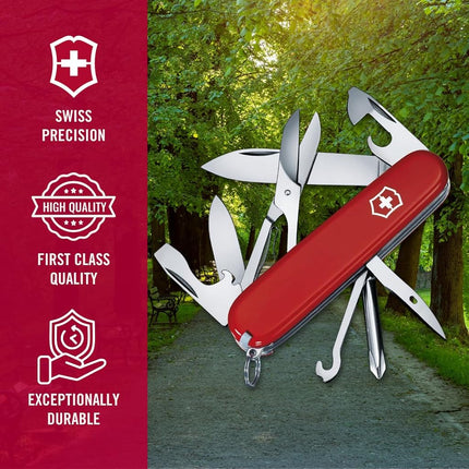 Victorinox Super Tinker Swiss Army Knife, Red, Gift Boxed