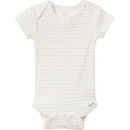 Gerber Unisex Bebé Paquete Múltiple de Bodis (Manga Corta y Larga), Oso Polar, 6-9 Meses