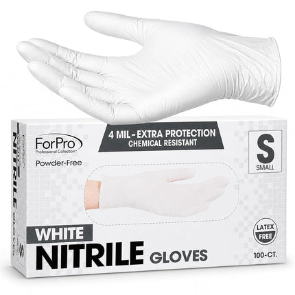 ForPro Disposable Nitrile Gloves, Chemical Resista