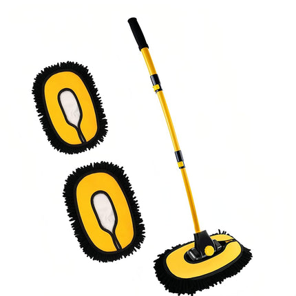 MVEQRRN Upgrade Car Wash Brush Mop with Long Handl