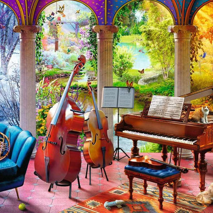 Ravensburger Children Puzzles 4 Seasons in Music - Ages 9+