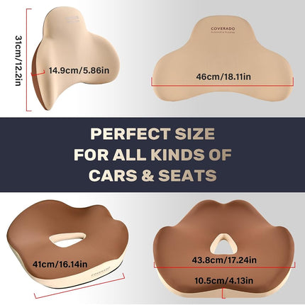 Coverado Lumbar Support Pillow for Car