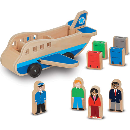 Melissa & Doug Wooden Airplane Classic Toy + FREE 
