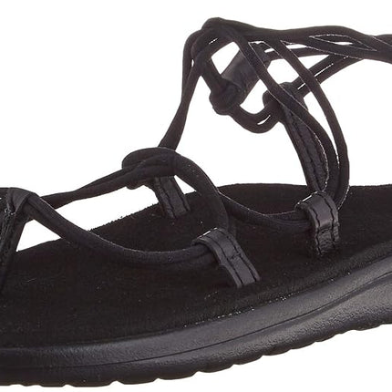 Teva Women's Voya Infinity Open Back Slippers, Black Black Blk, 6 UK