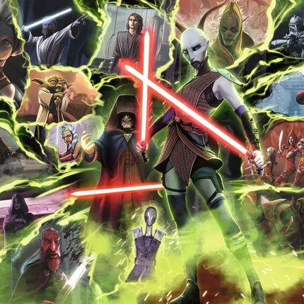 Ravensburger Star Wars Villainous: Asajj Ventress and Figurine 1000 Piece Jigsaw Puzzle for Adults - 12001122 - Handcrafted Tooling, Made in Germany, Every Piece Fits Together Perfectly