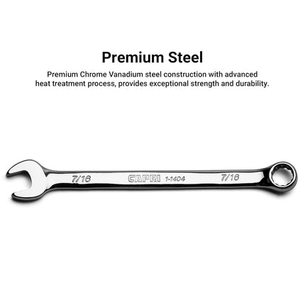 Capri Tools 1-1401 SmartKrome 1/4-Inch Combination Wrench, 12 Point, SAE