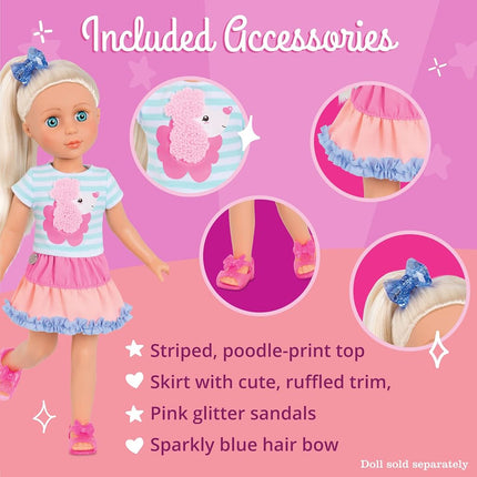 Glitter Girls 14-Inch Doll Clothes, Poodle Cuddles Fashion Outfit, Outfits
