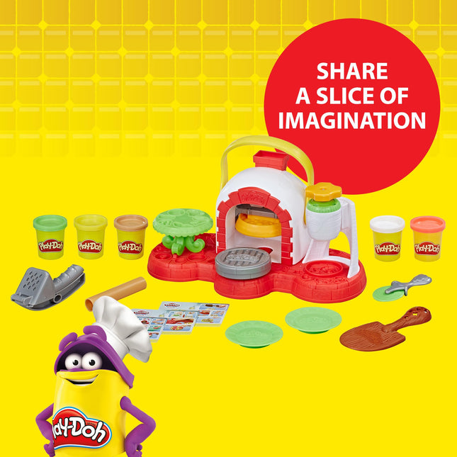 Play-Doh E4576 STAMP N TOP PIZZA Dough Art, Multicolor
