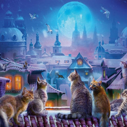 Buffalo Games - Assembly of Cats - 750 Piece Jigsaw Puzzle for Adults Challenging Puzzle Perfect for Game Nights - Finished Size 24.00 x 18.00