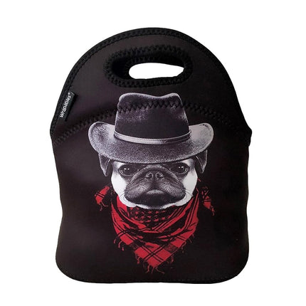 Wrapables A70835c Insulated Neoprene Reusable Lunch Bags, One Size, Tough Puppy