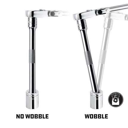 Powerbuilt 640856 1/2-Inch Drive Wobble Extension Set, 3-Piece