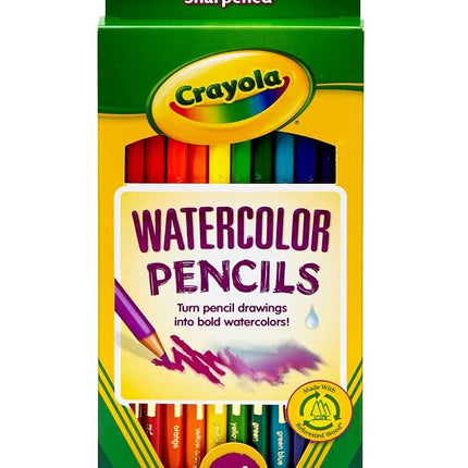 Crayola 24ct Watercolor Colored Pencils