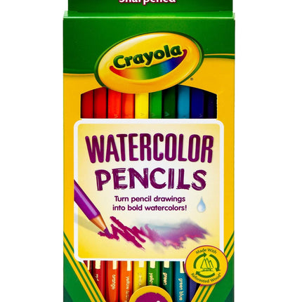Crayola 24ct Watercolor Colored Pencils