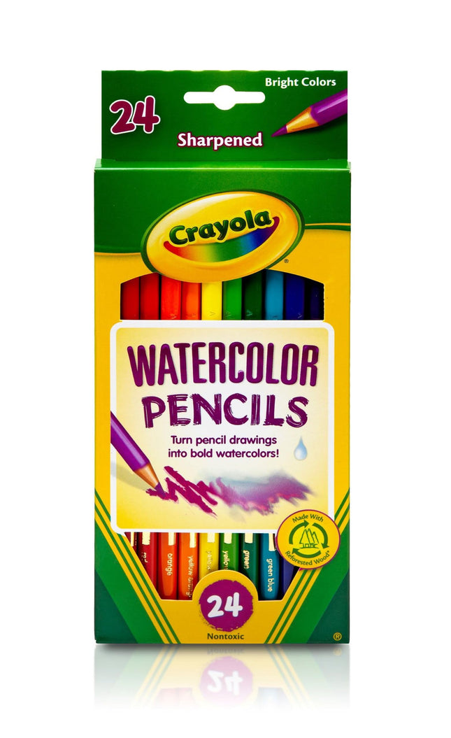 Crayola 24ct Watercolor Colored Pencils
