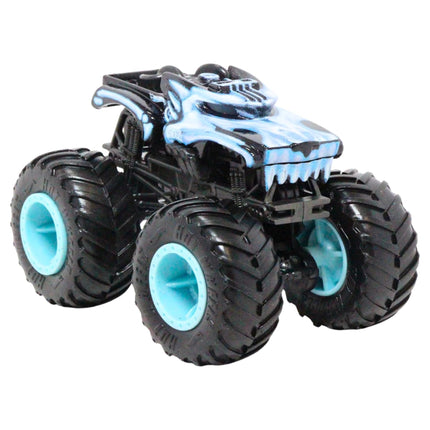 Monster Trucks Hotweiler avec voiture Connect and Crash 72/75 (échelle 1:64)