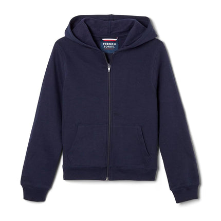 French Toast Boys' Fleece Hooded Sweatshirt, Navy,