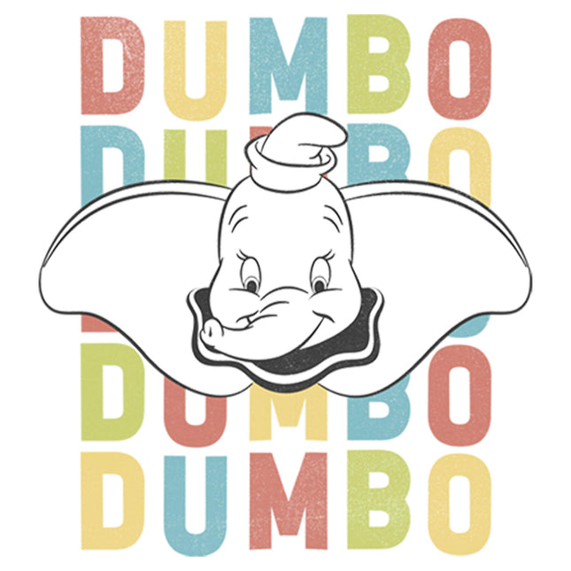 T-shirt Dumbo (visage) pour fille Disney, blanc, taille S