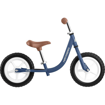 Retrospec Cub 2 Bicicleta de Equilibrio de 12" para Niños Pequeños, 18 Meses - 3 Años, Bicicleta de Iniciación Sin Pedales para Niñas y Niños, Neumáticos sin Pinchazos, Asiento Ajustable y Cuadro Duradero