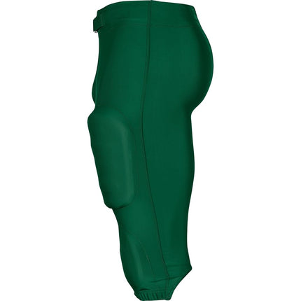 Pantalones de fútbol americano CHAMPRO Standard Blocker tradicionales para hombre, Verde bosque, Adulto talla XL