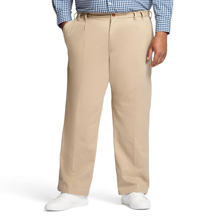 IZOD Men's Big and Tall Performance Stretch Pleate