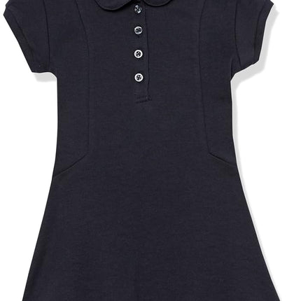Nautica Girls' School Uniform Short Sleeve Polo Dr