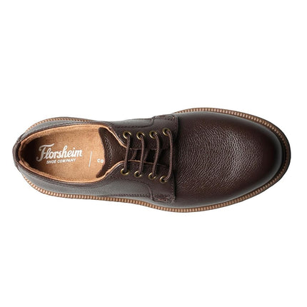 Florsheim Kids Boy's Supacush Plain Toe Ox, Jr. (Toddler/Little Kid/Big Kid) Brown Milled Leather/Brown Sole 1.5 Little Kid