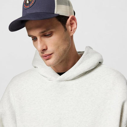 BRIXTON Hats Rival Stamp NetPlus MP Trucker Cap - Washed Navy-Off White One Size
