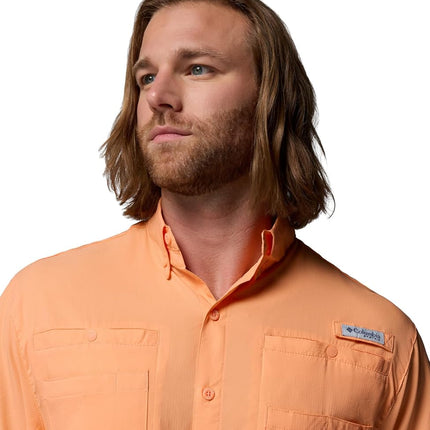 Columbia Men's PFG Tamiami II Short Sleeve Shirt, Sorbet, X-Small