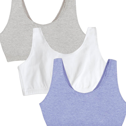 Fruit of The Loom Women'sBuilt-Up Sportsbra, Grey 